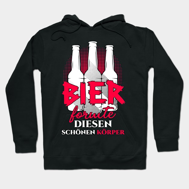 Bier Formte Diesen Schönen Körper Mallorca Party Oktoberfest Hoodie by SpruchBastler